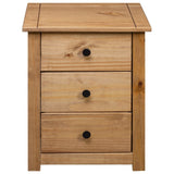 Bedside Cabinet 46x40x57 cm Pinewood Panama Range - 45-Degree Angle