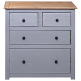 Sideboard Grey 80x40x83 cm Pinewood Panama Range