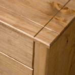 Side Cabinet 80x40x73 cm Pine Panama Range