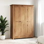 3-Door Wardrobe 118x50x171.5 cm Pine Panama Range