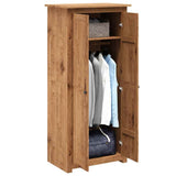 Wardrobe 80x50x171.5 cm Solid Pine Panama Range - Side View