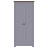 Wardrobe Grey 80x50x171.5 cm Solid Pine Panama Range