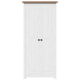 Wardrobe White 80x50x171.5 cm Solid Pine Panama Range