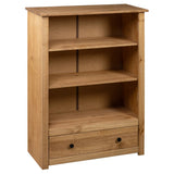 Bookcase 80x35x110 cm Solid Pine Wood Panama Range - 45-Degree Angle