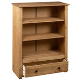 Bookcase 80x35x110 cm Solid Pine Wood Panama Range - Rear View