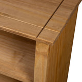 Bookcase 80x35x110 cm Solid Pine Wood Panama Range - Low Angle