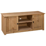 TV Cabinet 120x40x50 cm Solid Pine Wood Panama Range - Top-Down View