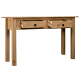 Console Table 110x40x72 Cm Solid Pine Wood Panama Range - Side View