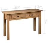 Console Table 110x40x72 Cm Solid Pine Wood Panama Range - Extra Image