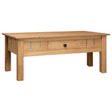 Coffee Table 100x60x43.5 cm Solid Pine Wood Panama Range - Front View