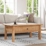 Coffee Table 100x60x43.5 cm Solid Pine Wood Panama Range