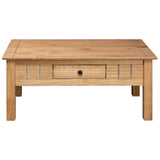 Coffee Table 100x60x43.5 cm Solid Pine Wood Panama Range - Rear View