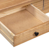 Coffee Table 100x60x43.5 cm Solid Pine Wood Panama Range - Low Angle