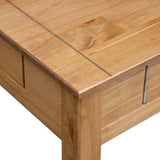 Coffee Table 100x60x45 Cm Solid Pine Wood Panama Range - Close-Up Angle