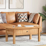 Coffee Table 100x60x43.5 cm Solid Pine Wood Panama Range