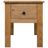 Bedside Cabinet 46x40x57 cm Pine Panama Range - Side View