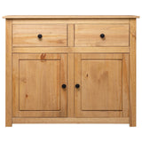 Sideboard 93x40x80 cm Solid Pinewood Panama Range - Front View