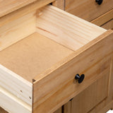 Sideboard 93x40x80 cm Solid Pinewood Panama Range - Extra Image