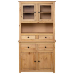 Highboard 93x40.5x180 cm Solid Pine Panama Range
