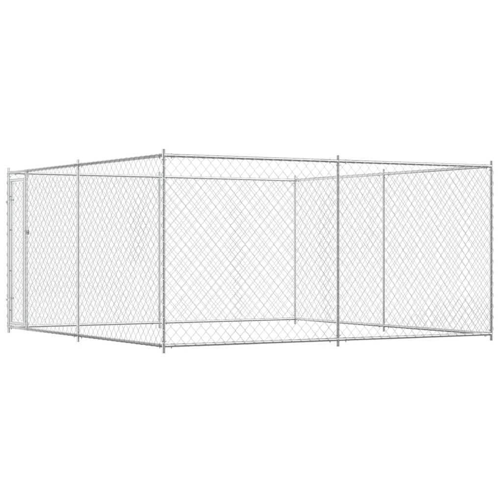 Outdoor Dog Kennel 383x383x185 cm