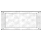 Outdoor Dog Kennel 383x383x185 cm - Side View