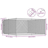 Outdoor Dog Kennel 383x383x185 cm