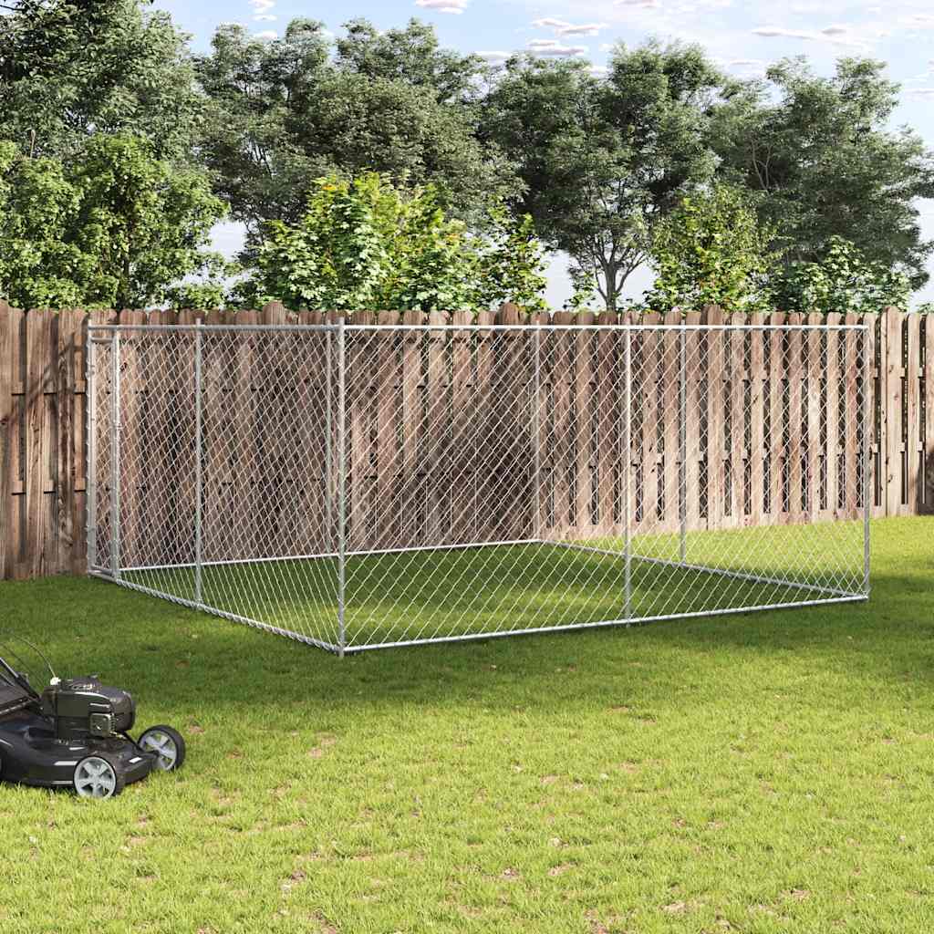 Outdoor Dog Kennel 383x383x185 cm
