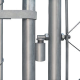 Outdoor Dog Kennel Galvanised Steel 2x2x1 m