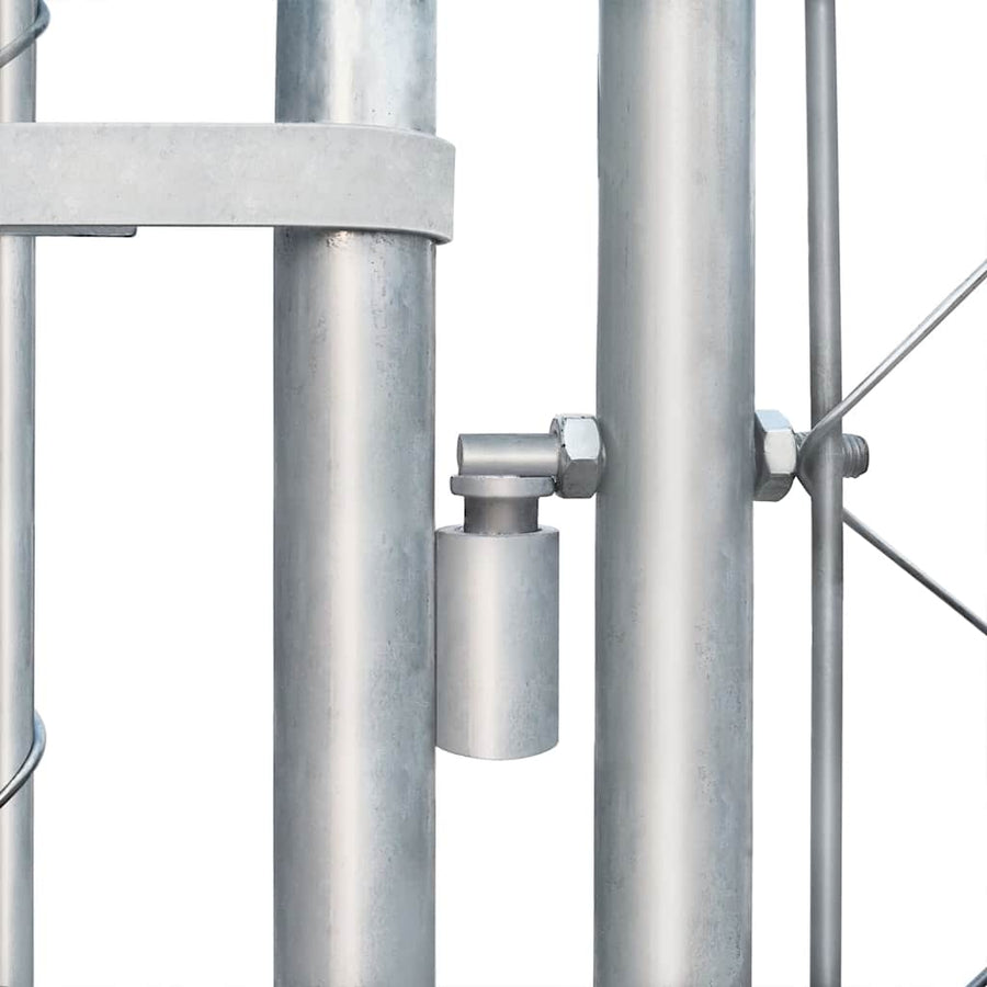 Outdoor Dog Kennel Galvanised Steel 4x4x1 m