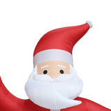 Christmas Inflatable Santa Claus LED IP20 600 cm XXL - 45-Degree Angle