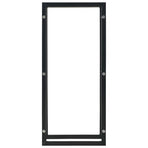Firewood Rack Black 44x20x100 cm Steel
