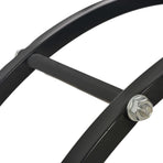 Firewood Rack Black 70x20x70 cm Steel