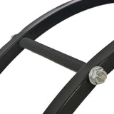 Firewood Rack Black 70x20x70 cm Steel - 45-Degree Angle