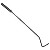 Firewood Cart Black 30x35x81 cm Steel - Low Angle
