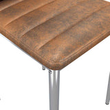 Dining Chairs 2 pcs Brown 41.5 x 48 x 99 cm
