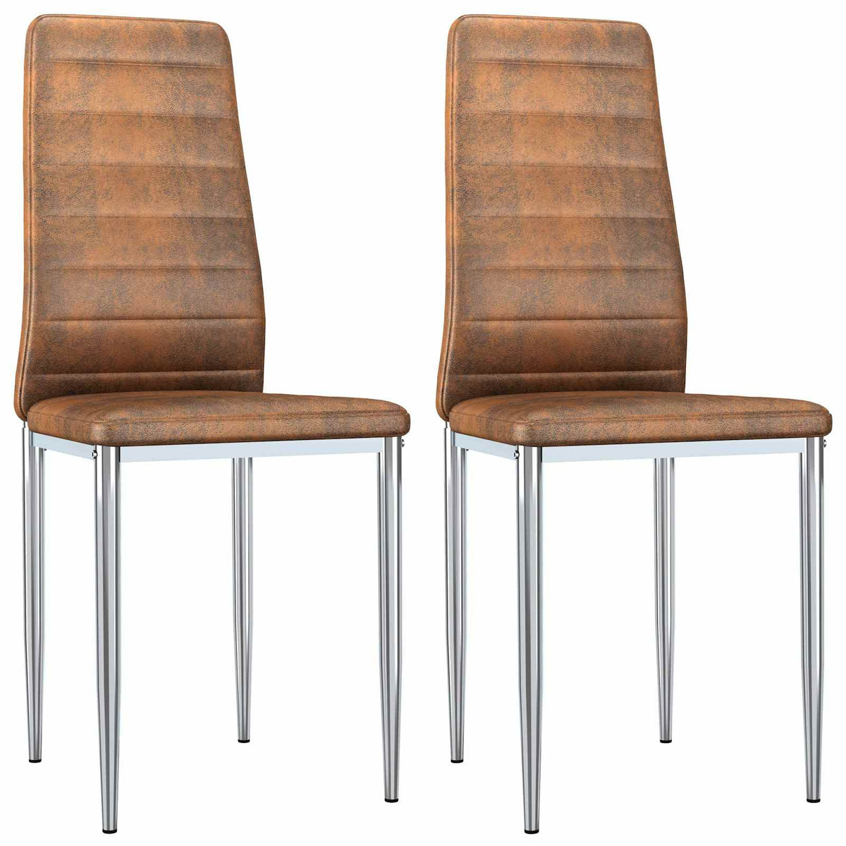 Dining Chairs 2 pcs Brown 41.5 x 48 x 99 cm