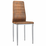 Dining Chairs 2 pcs Brown 41.5 x 48 x 99 cm