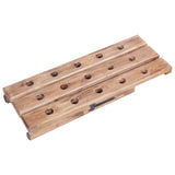 Wine Rack for 15 Bottles 26x50x70 cm Solid Mahogany Wood - 45-Degree Angle