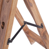 Wine Rack for 15 Bottles 26x50x70 cm Solid Mahogany Wood - Low Angle
