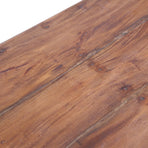 Desk with Drawers White 117x57x75 cm Solid Mahogany Wood