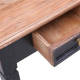 Writing Desk with Drawers 90x50x101 cm Solid Mahogany Wood - Extra Image
