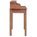 Writing Desk with Drawers 90x50x101 cm Solid Mahogany Wood - Top-Down View