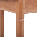 Writing Desk with Drawers 90x50x101 cm Solid Mahogany Wood - Low Angle