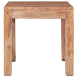 Coffee Table 53x50x50 cm Solid Mahogany Wood - Front View