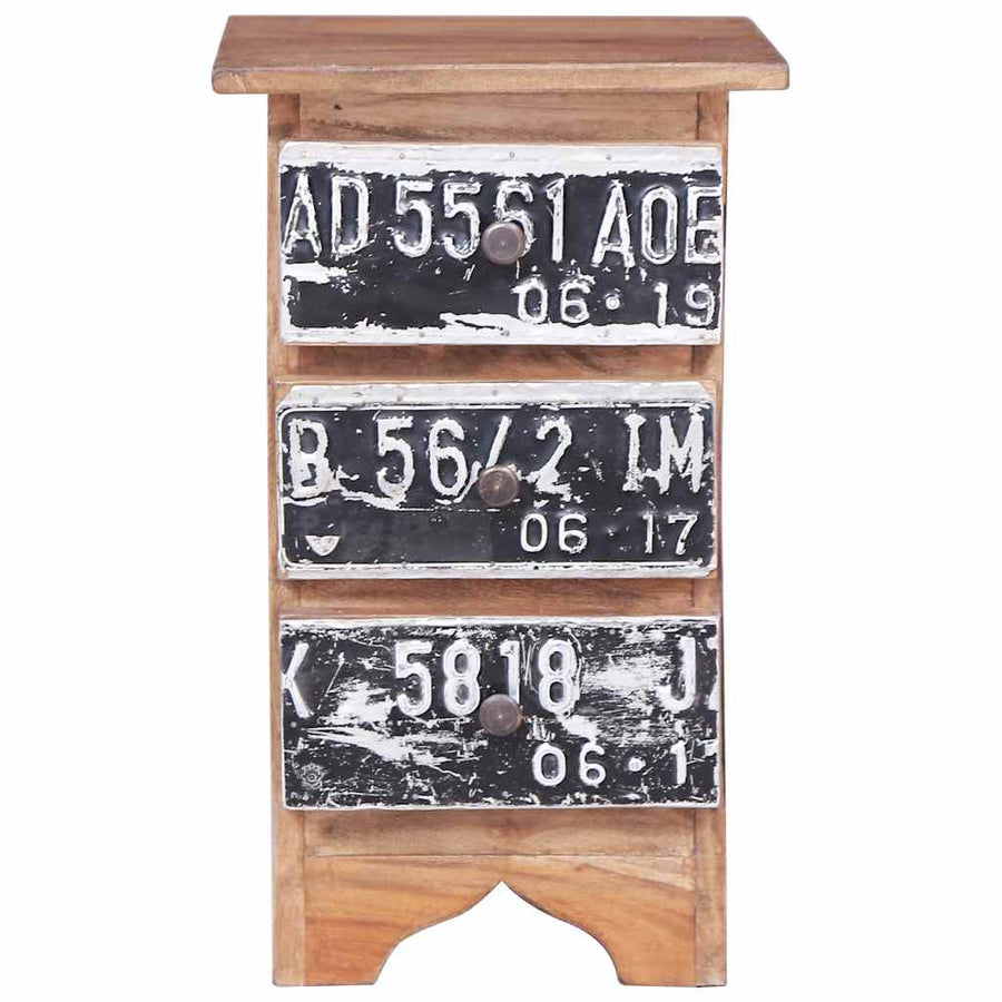 Bedside Cabinet 30x30x51 cm Solid Mahogany Wood