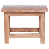 Nesting Tables 2 pcs Solid Mahogany Wood - Rear View