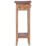 Plant Stand 30x30x75 cm Solid Mahogany Wood - 45-Degree Angle