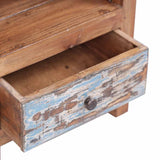 Bedside Cabinet 41x30x50 cm Solid Mahogany Wood - Low Angle