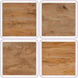 Log Coffee Table 40x40x40 cm Mixed Recycled Wood - 45-Degree Angle