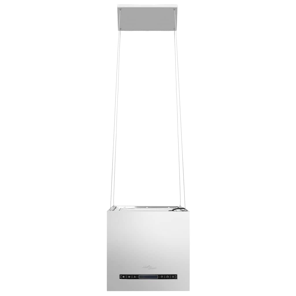 Hanging Island Range Hood Touch Sensor LCD 37 cm Stainless Steel